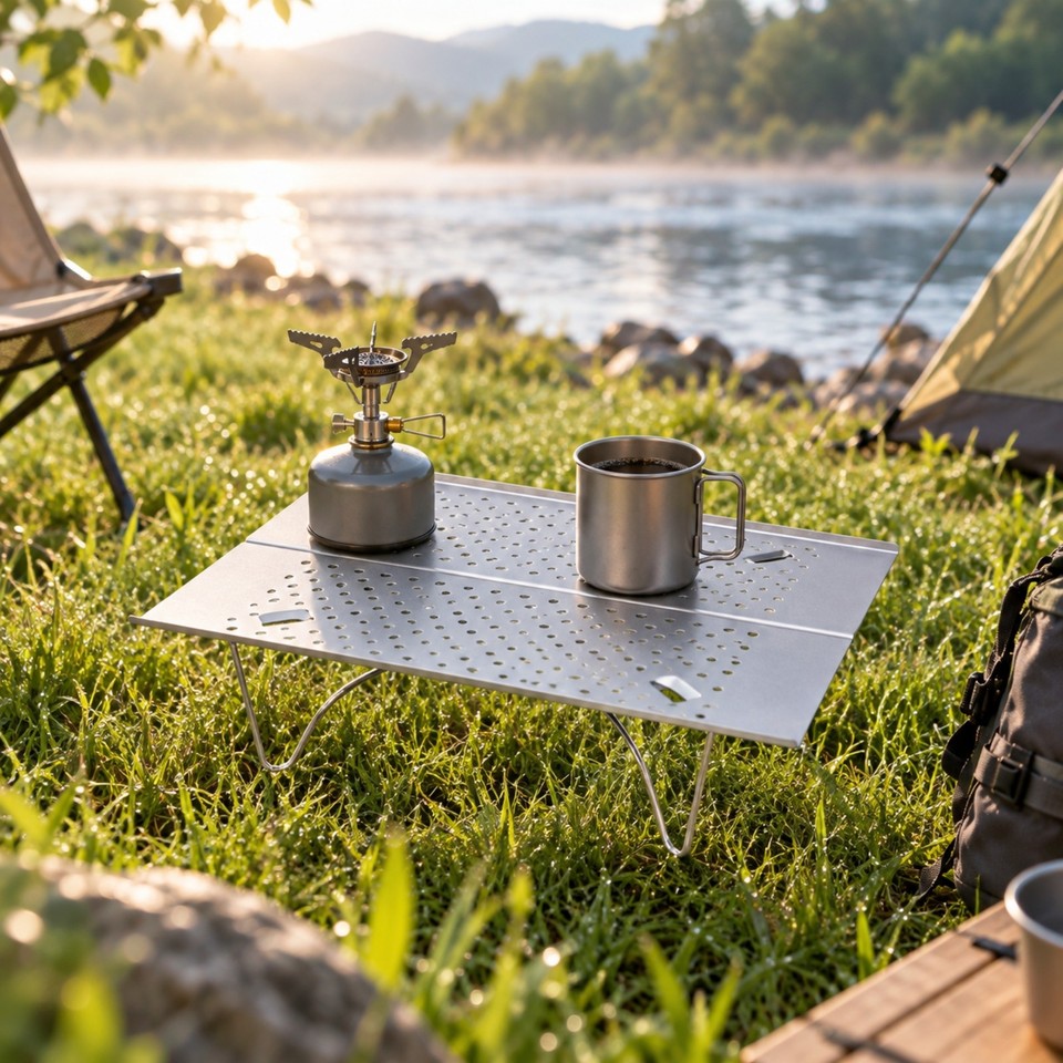 Table Compact Portable Folding Outdoor Table Easy to Clean for Hiking ...