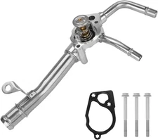 Aluminium Engine Coolant Thermostat Housing Compatible with 2008-2017 Buick...