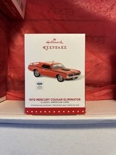 Hallmark 2015 Classic American Cars 1970 Mercury Cougar Eliminator Ornament