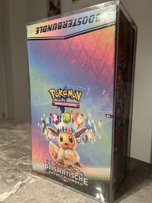Pokemon Prismatische Entwicklungen Booster Bundle Display Super Zustand