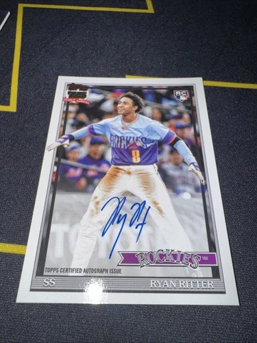 2026 Topps Series 1 Ryan Ritter 1991 Topps Baseball Autographs (RAW)