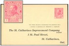 CANADA 1913 1¢ DIE 1A ADMRL ST CATHARINES UNUSED P43 — photo 1