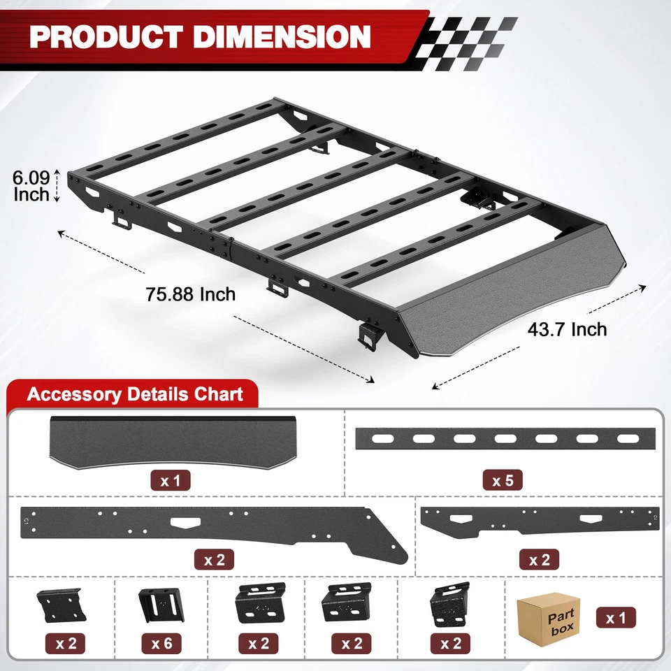 Porta-bagagens de aço resistente Honda CR-V SUV para 2012-2016 - Imagem 3 de 4
