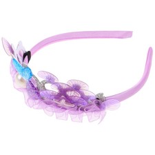 Girls Purple Mermaid Crown Ocean Themed Headband for Birthday Dressup