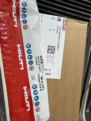 #ad #ad HILTI HIT RE 500 V3 EPOXY ANCHOR 16.9 fl.oz 28.4oz#2123404 EXP 05 31 26 $44.49