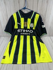 Manchester City 2024-25 Away Soccer Jersey KHUSANOV #45 Puma Men’s 2XL