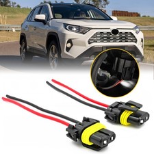 Wire Pigtail S Female H11 Two Harness Light Head Low Beam Socket Connector Plug