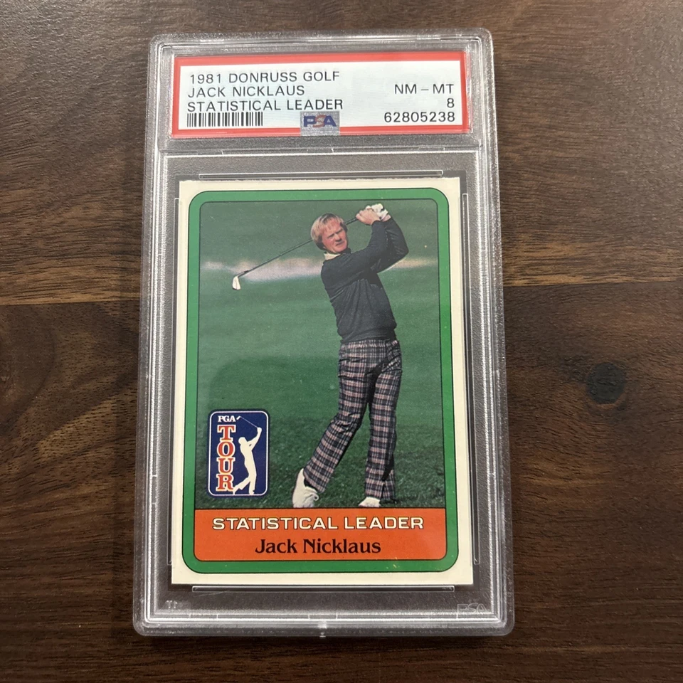 Lote de 3 cartas Donruss Golf Jack Nicklaus 1981. PSA y sin clasificar! Foto 4 de 4