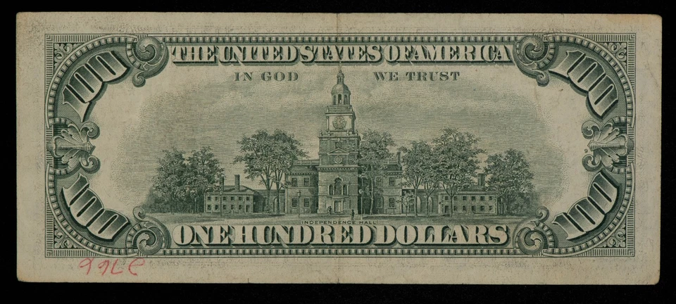 FR 2164-A* $100 1969 Federal Reserve Note US - Star Note - New High # - CA1458 - Image 2 of 2