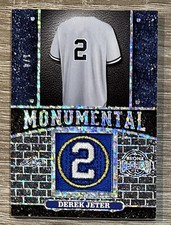 2024 Leaf A Bronx Legacy - Monumental Silver Sparkle #M-7 Derek Jeter Relic #1/4
