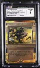 Lord of Extinction CGC 7 NM! FOIL Masterpiece Amonkhet Invocations Not PSA/BGS