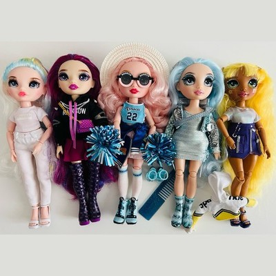 Rainbow High Puppe Konvolut EMI Vanda Gabriella Sunny Bella Parker Schuhe Kleidung