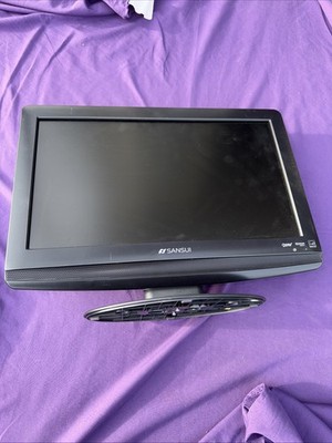 SANSUI HDLCD1909 19 Inch HDTV 19'' LCD TV 720p PC input Tested Works
