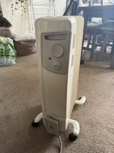 Dimplex OFC1500 Oil Filled Portable Radiator Heater Electric 1.5kw White