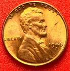 1946-D Lincoln Wheat Cent Penny GEM RED BU From an Original Bank Roll