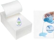 90 Disposable Commode Absorbent Pads for Liners, Bedpan, Toilet