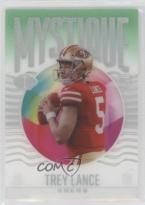 2021 Panini Illusions Mystique Emerald Trey Lance #MY-3 Rookie RC s1i