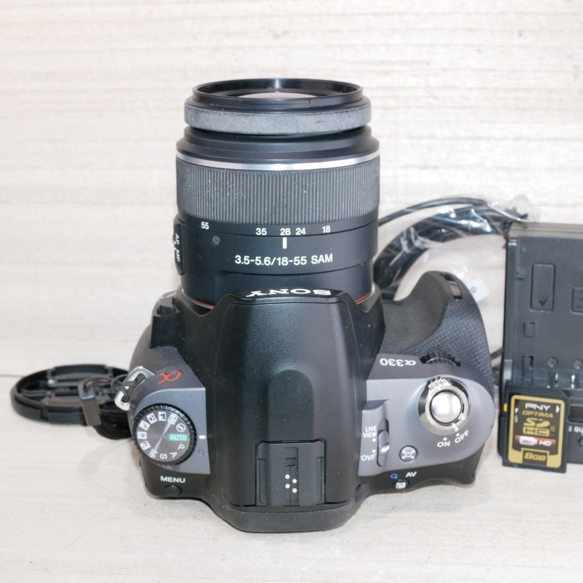 Sony Alpha DSLR-A330 10.2MP Digital SLR Camera - Black (Kit w/ DT