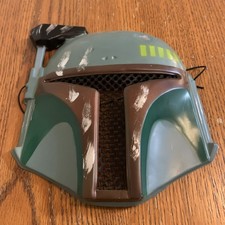 Star Wars Boba Fett Child Mask Helmet By Rubies Lucas Film W4