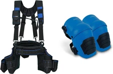 Pro Framer'S Combo System Apron Tool Pouch Tool Belt with Suspenders Builder Hea