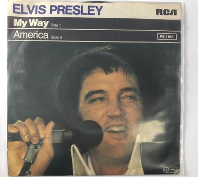 7'' - Elvis Presley   My Way / America - 1977 RCA Victor PB 1165  ! nm