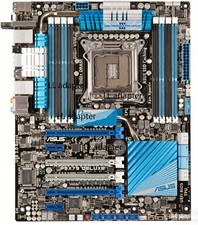 For Asus P9X79 DELUXE Motherboard DDR3 LGA2011 ATX Mainboard 64GB Tested OK