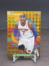 Carmelo Anthony 2025-26 Topps Finest #197 Geo Gold Refractor 14/25 Knicks TF1