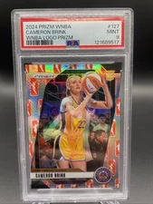 2024 Panini Prizm WNBA - Cameron Brink #127 WNBA Logo Prizm (RC) PSA 9