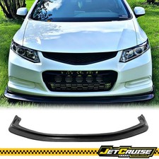 Fits 12-13 Honda Civic Coupe 2dr Mda Style Front Bumper Lip Spoiler Bodykits Pu