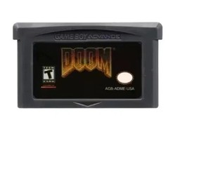 Doom Games I and II 1 2 One Two Game Boy Gameboy Advance GBA -Tested and Working
