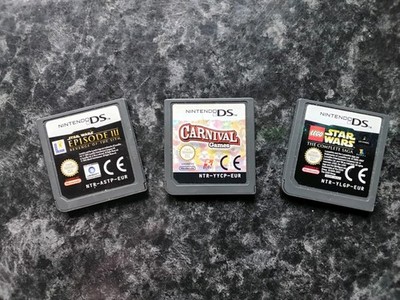 Nintendo DS PAL Drei Spiele Konvolut Starwars Episode 3 Carnival Lego Starwars