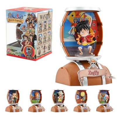 One Piece Barrel Capsule, 1 von 6 Mini Figuren Sammelfigur Neu & OVP (6=Karton)