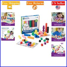 MathLink Cubes Early Math Activity Set, 115 Pieces, Ages 4 Classroom