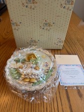 Cherished Teddies Mother's Day Plate 203025, Dated 1997 w/box and COA  