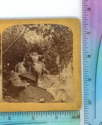 Fountain Cascade Manitou Springs CO Colorado Gurnsey Stereoview