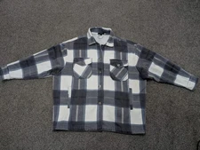 Fleece Shacket - Oversized - Check - Rising - Women's Large - VGC