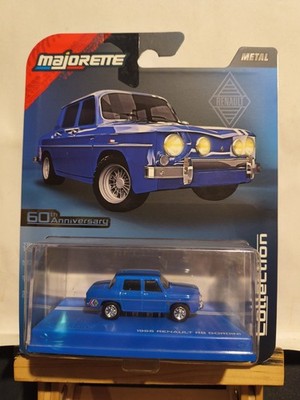 2026 Majorette Collection 60th Anniversary Blue 1966 Renault R8 Gordini