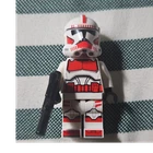 LEGO Star Wars Clone Trooper Minifigure Red Markings w/ Blaster