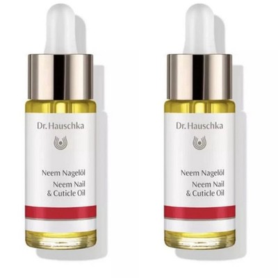 2 x Dr Hauschka Bio Neem Nagel- und Nagelhautöl 18 ml verpackt