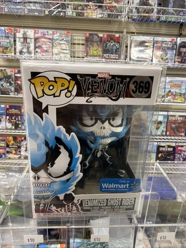 Funko Pop! Marvel Venom #369 Venomized Ghost Rider Blue Walmart Exclusive
