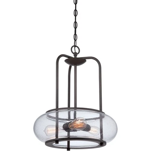 Trilogy - 3 Light Large Pendant - 20 Inches high-Brushed Nickel Finish - Picture 5 of 9