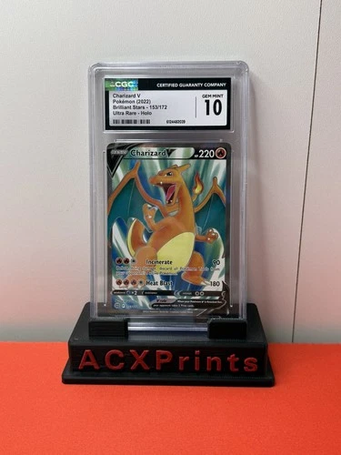 New ListingPokémon TCG Charizard V 153/172 Full Art, Brilliant Stars | CGC 10
