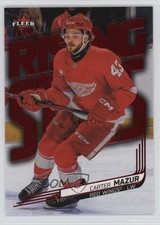 2025 Upper Deck Fleer Ultra Rising Stars Red 34/49 Carter Mazur #RS-28 Rookie RC