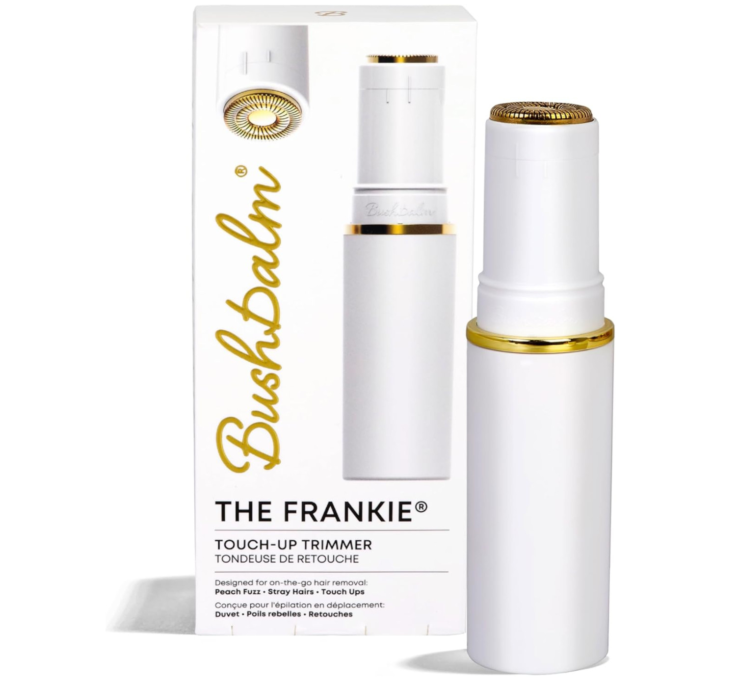Touch-Up Trimmer - Painless Hair Remover for Face, Bikini, a