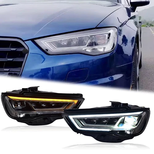 LED DRL Sequential Projector Headlights Assembly for AUDI A3 8V S3 2013-2016 - Bild 1 von 20