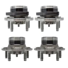 BCA Front and Rear Wheel Bearing and Hub Assemblies Kit For Taurus Sable Non-ABS