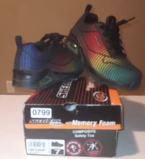 Skechers Work Uno SR - Jhansi Womens Sz 7 Slip Resistant Sneaker  108072