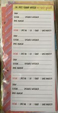 Recollections Creative Year Leisure Pages Planner 40Sheets/4 dividers Use Any Yr