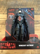 The Batman 2022 WINGSUIT BATMAN Lights Action Figure 12" Spin Master NEW
