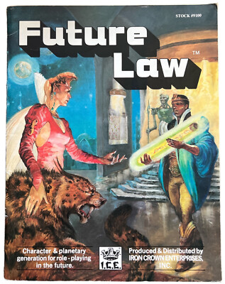Future Law #9100 I.C.E Role Playing Game Character And Planetary generation